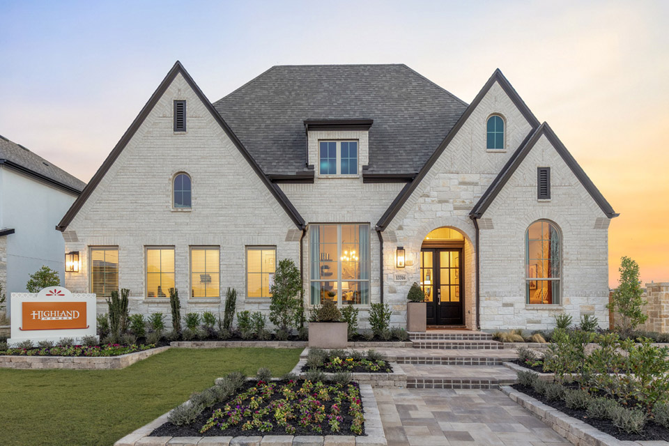 Highland Homes Exterior Briggs Ranch New Home Community San Antonio, TX