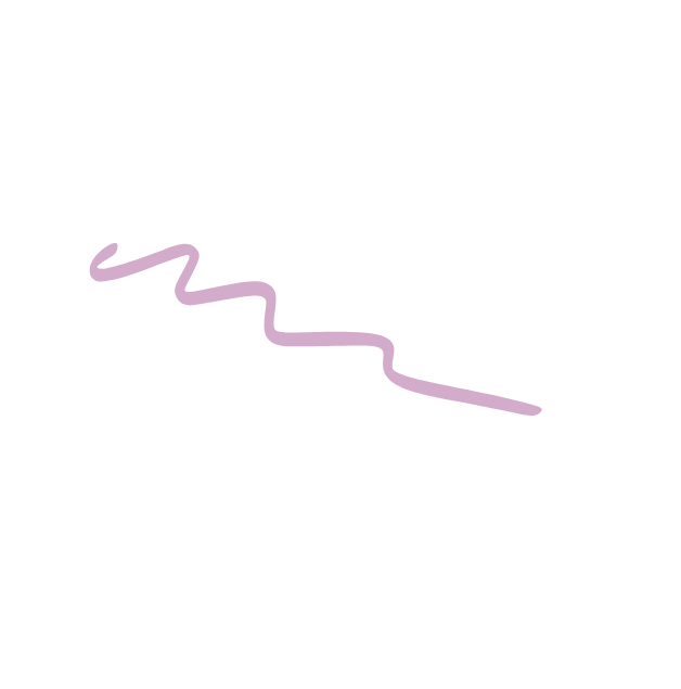 A single wavy lavender line on a light gray background.