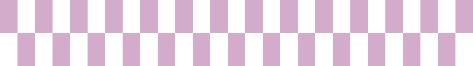 Vertical lavender and white stripes with a slight horizontal break at the center.